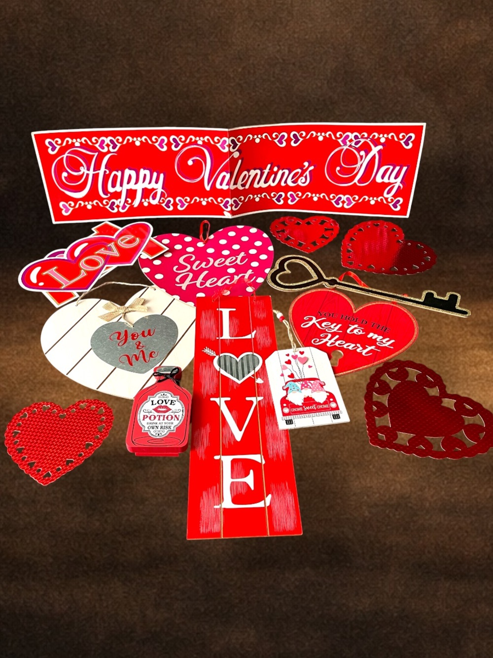 Valentine's Day Heart Love Decor Bundle